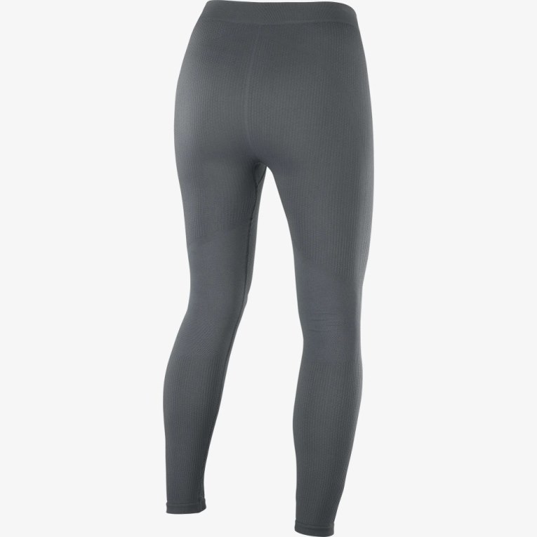 Calça Legging Salomon Essential Seamless Feminino Cinzentas Escuro | PT R21435